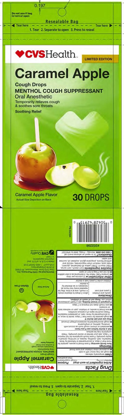 Cvs Caramel Apple 30ct Cough Drops (Cvs Caramel Apple 30ct 502494 8 16 2018)